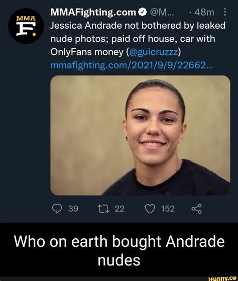 andrade nude|Jessica Andrade not bothered by leaked nude photos; paid off。